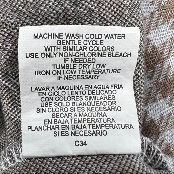 SMALL MERAKI PLAID CROP TOP BEIGE WHITE CLASSIC PREPPY ACADEMIA SHORT SLEEVE - Picture 7 of 7